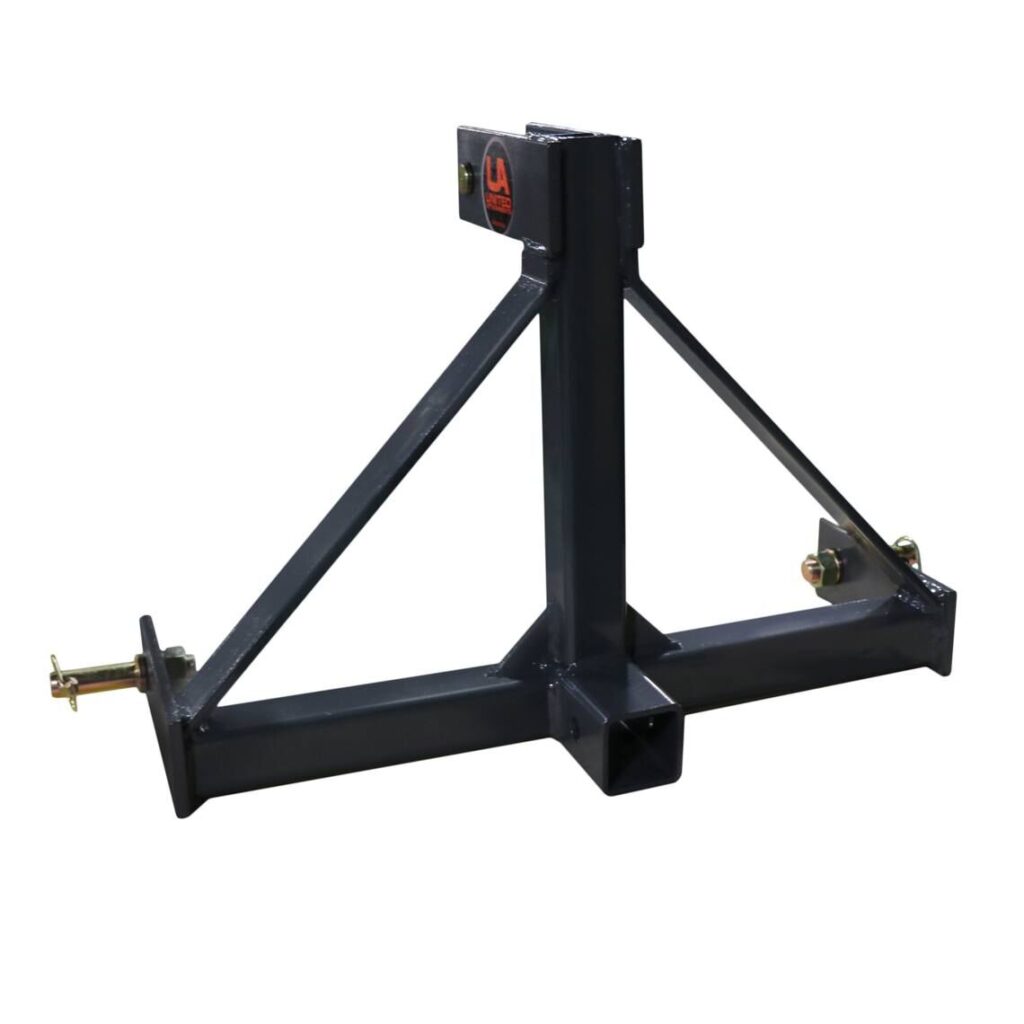 Scratch and Dent, UA 2" Receiver Hitch, Category 1, 3 Point Quick Hitch Compatible - Made in USA