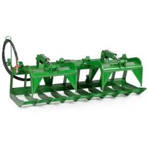 Scratch and Dent - 84" Root Grapple Bucket Attachment Fits Global Euro John Deere Loaders - FINAL SALE