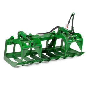 Scratch and Dent - 72" Root Grapple Bucket Attachment fits Global Euro John Deere Loaders - FINAL SALE