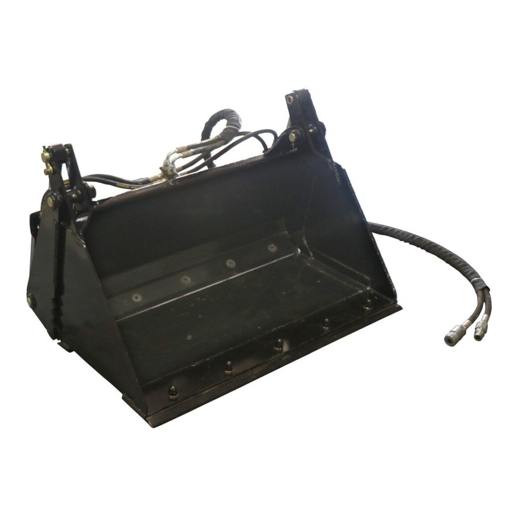 Scratch and Dent - 4-In-1 Combo Mini Skid Steer Bucket | Cutting Edge | 42" | V2 - FINAL SALE