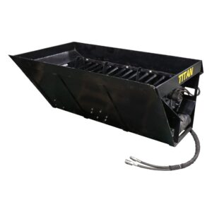 Scratch and Dent - 72" Side Discharge Bucket For Sand And Mulch - FINAL SALE