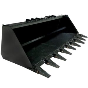 Scratch and Dent - 84" Heavy Duty Skid Steer Dirt Bucket - FINAL SALE