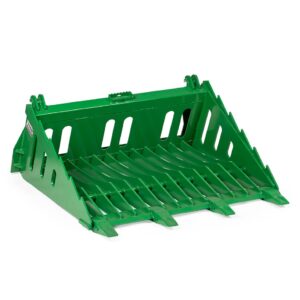 Fine Grade Skeleton Rock Bucket with Teeth Fits John Deere Tractors
