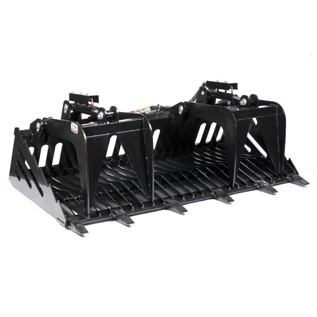 Scratch and Dent - 82" Fine Grade Skeleton Rock Grapple Rake - FINAL SALE