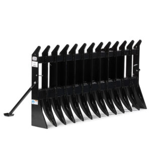 Scratch and Dent - 72" Root Debris Rake Skid Steer Attachment - FINAL SALE