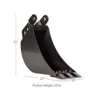 Scratch and Dent - 10" Backhoe Bucket - FINAL SALE
