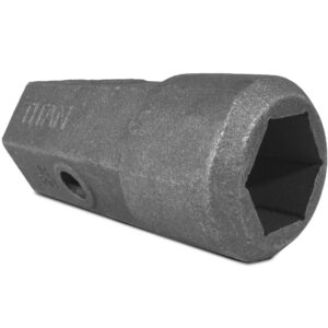 Scratch and Dent, Auger Bit Repair Hub 2” Hex Female 5/8 & 3/4 Pin Holes