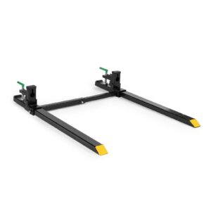 Scratch and Dent, Light-Duty Clamp-On Pallet Forks with Stabilizer Bar