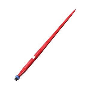 Scratch and Dent - 24" Square Hay Bale Spear 1350 lb capacity 1 3/8" wide w/ nut - FINAL SALE