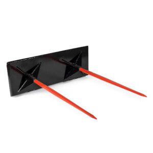 Dual Prong Hay Bale Spear Attachment