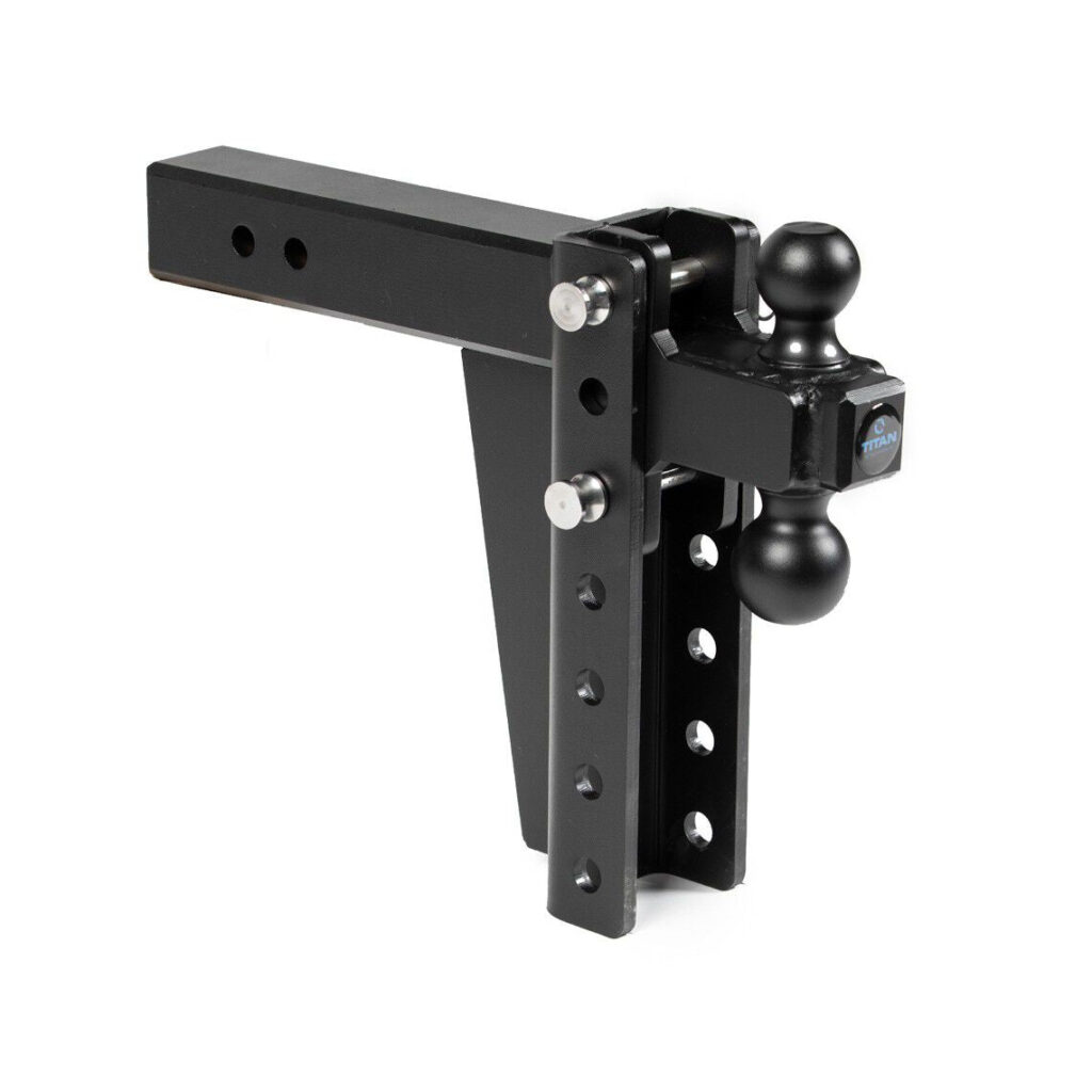 Scratch and Dent - 8-in Drop/Rise HD Dual Ball Mount 2.5-in Trailer Hitch - FINAL SALE