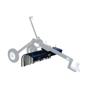 Scratch and Dent, 4 FT Landscape Rake Add On For Transformer Tow Frame