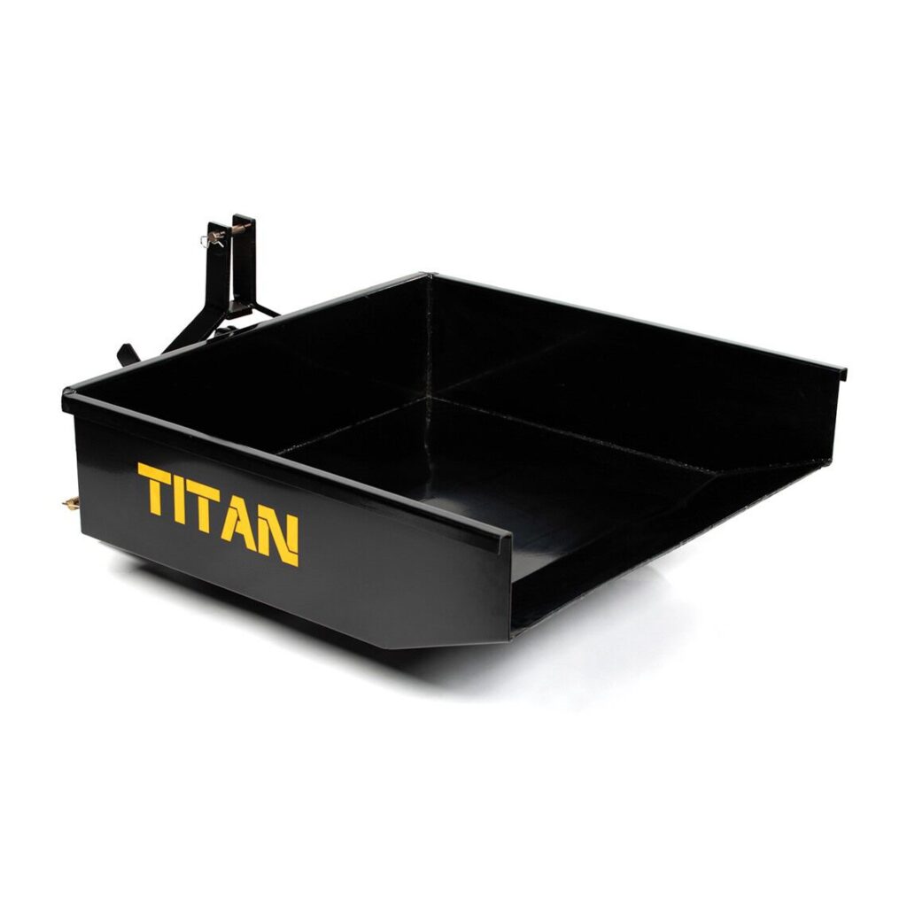 Scratch and Dent - 10 Cu. FT Quick Hitch Dump Box, Category 1, 3 Point - FINAL SALE