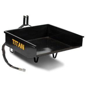 Scratch and Dent - Category 1 3-Pt. Hitch Hydraulic Dump Box 10 Cu. Ft. | Quick Hitch Compatible - FINAL SALE
