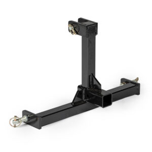 Scratch and Dent - 3 Point Tractor Drawbar Trailer Hitch Receiver Attachment Category 1 | Black - FINAL SALE