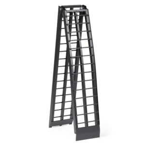 Scratch and Dent - 9 FT Aluminum Arched Motorcycle Ramp - FINAL SALE