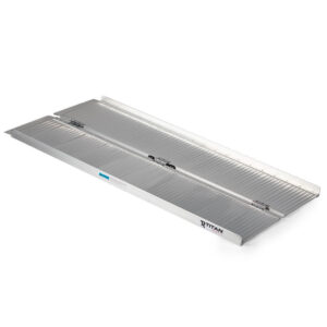 Scratch and Dent - 4' Briefcase Fold Utility Loading Ramp for Wheelchairs Scooters Mobility - FINAL SALE
