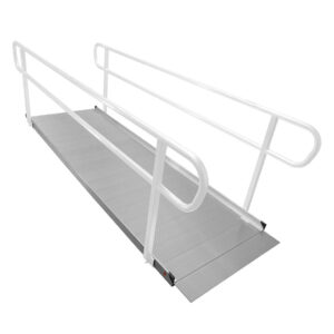 Scratch and Dent - 10 FT Aluminum Wheelchair Entry Ramp Only - FINAL SALE