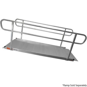 Scratch and Dent - 8 FT Wheelchair Entry Ramp Handrails Only - FINAL SALE