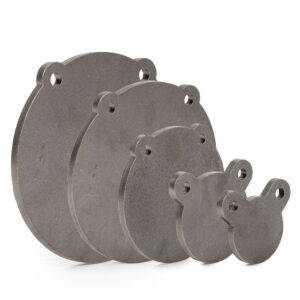 Set of 5 3/8" AR500 Steel Gong Shooting Targets